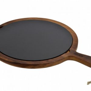 LAVA METAL Lava wood - servírovací deska s litinovým talířem od značky LAVA METAL