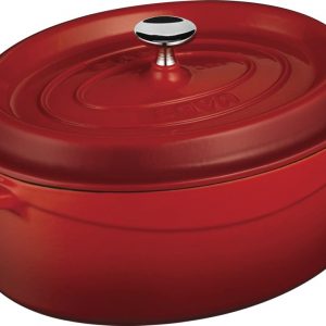 LAVA METAL Litinový hrnec oválný 27cm - červený od značky LAVA METAL